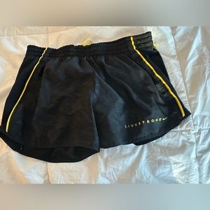 Nike live strong running shorts